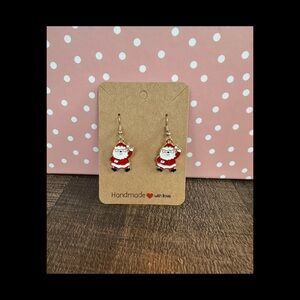 Santa earrings